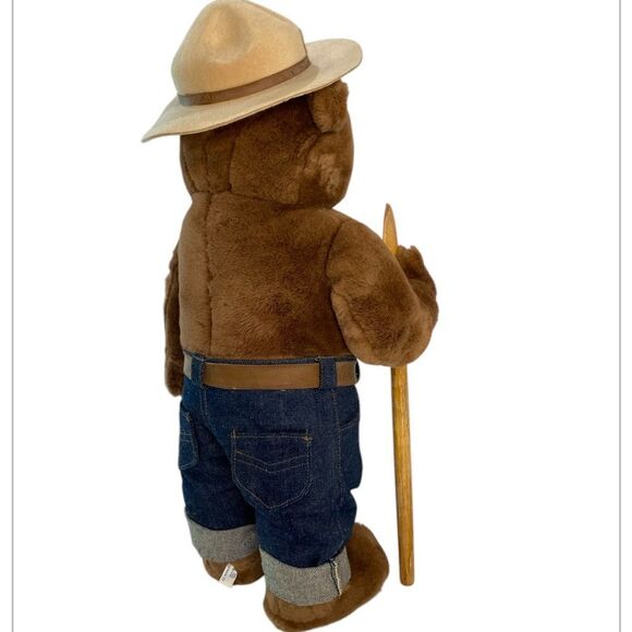 Vintage J.J. WIND INC. Limited Edition Smokey The Bear Large Stuffed Plush - Picture 8 of 17